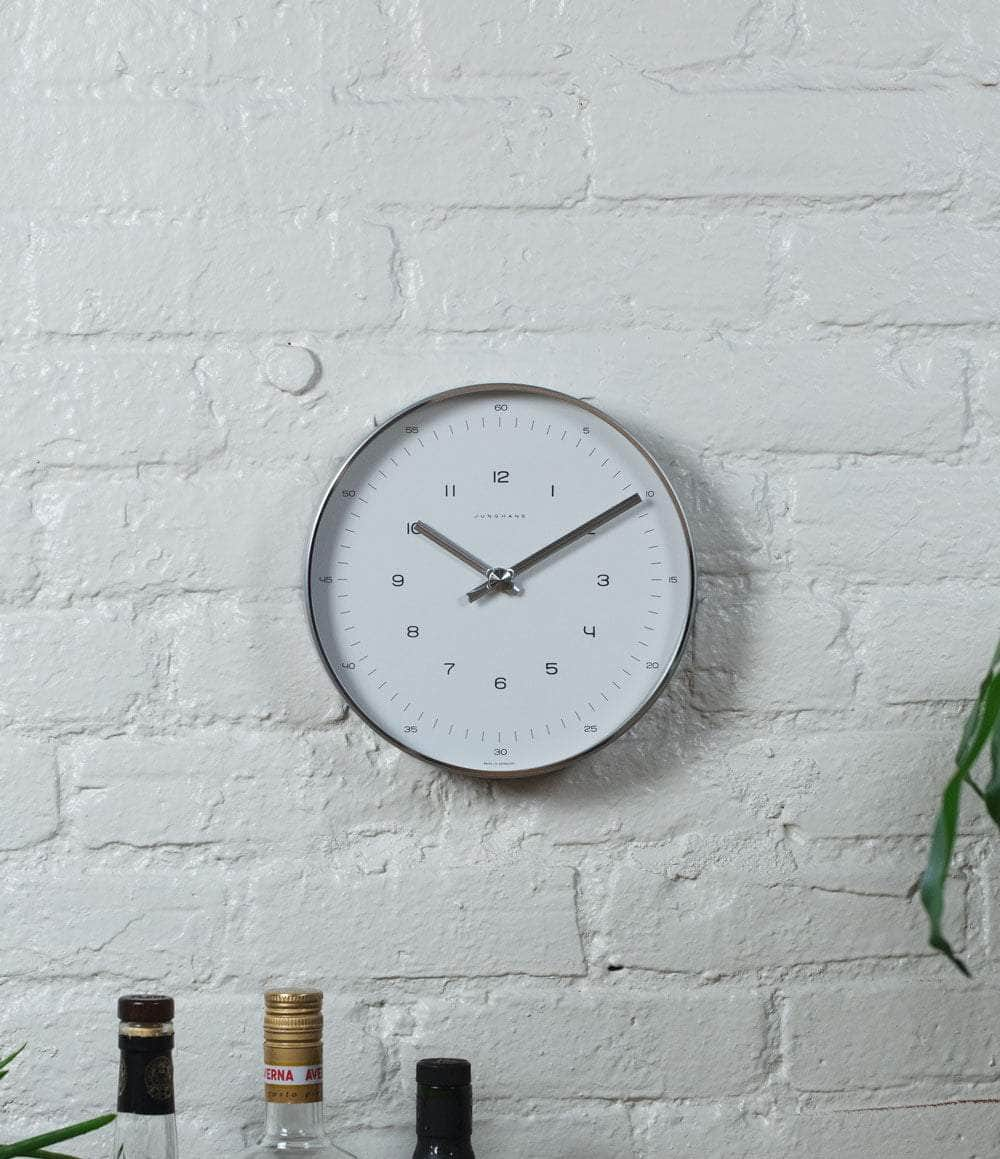 Max Bill 8 Inch Wall Clock