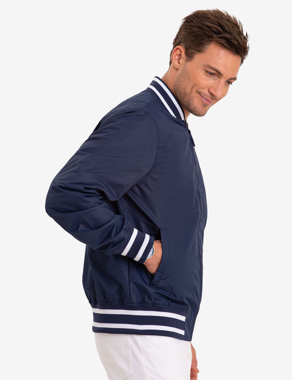 bomber with polo