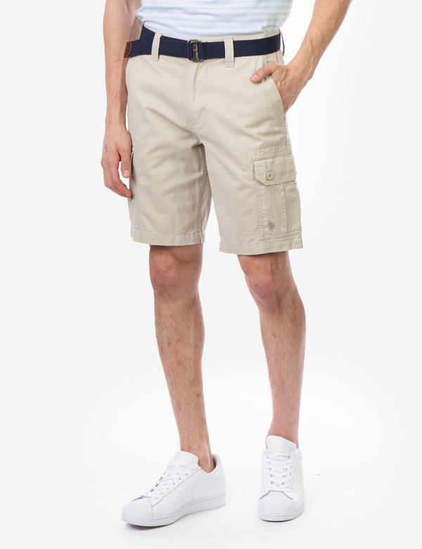 polo khaki cargo shorts