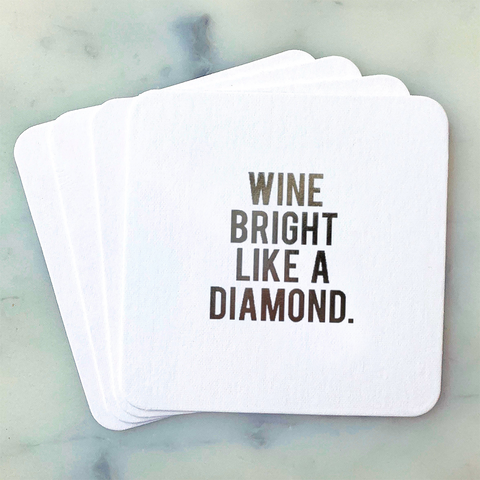 Funny wine coaster