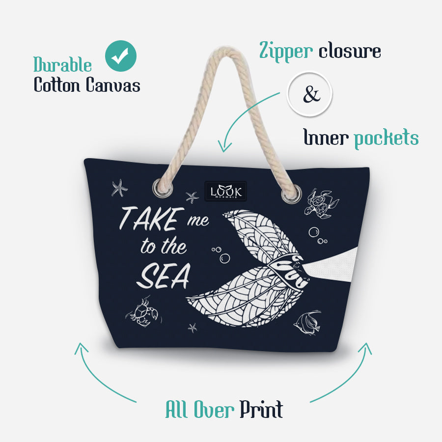 mermaid beach bags