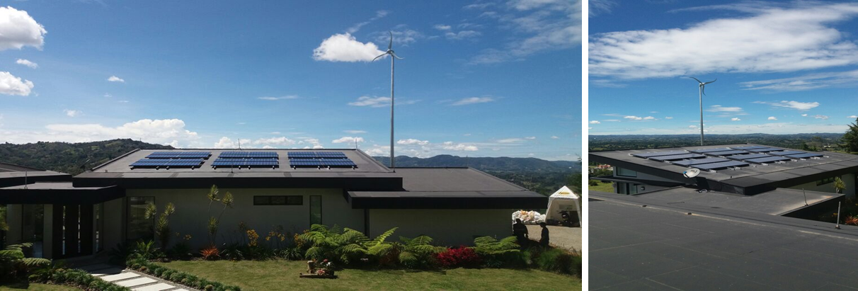 Proyectos energía solar en casas Medellín - Solar Plus Energy