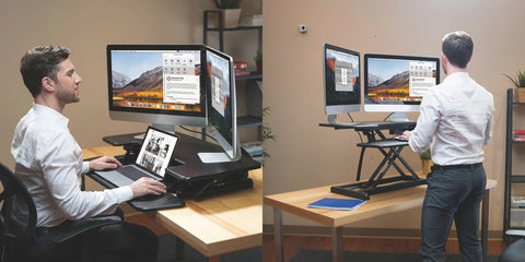 Sit Stand standing desk laptop table
