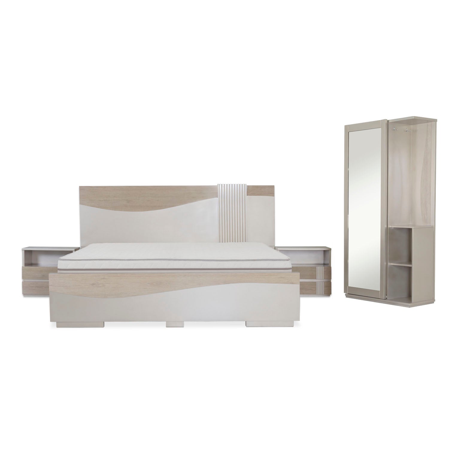 Alcoba King Grecia Chamapaña, Beige