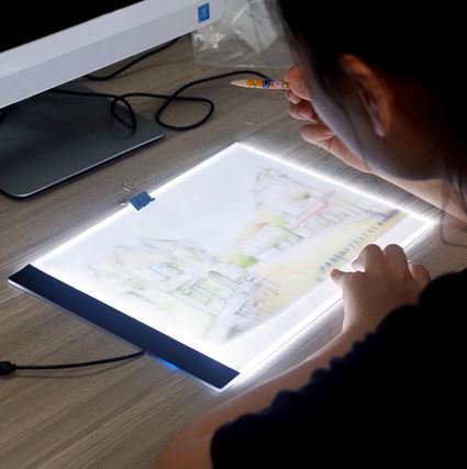 led light tablet pad