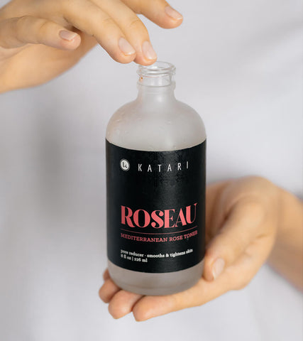 application of rose water toner