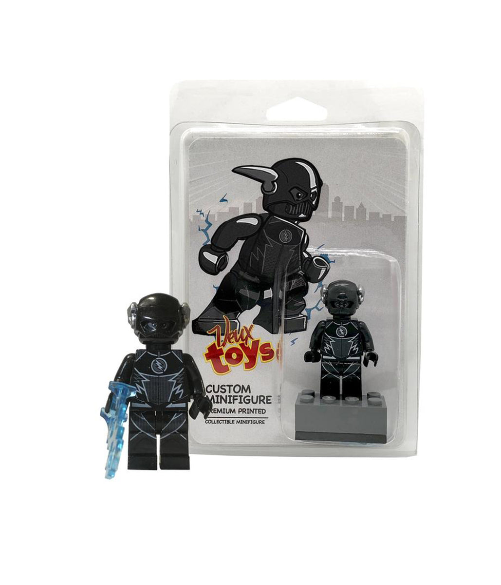 Custom Design Minifigure – Black flash (Hunter Zolomon) – Toys Shop