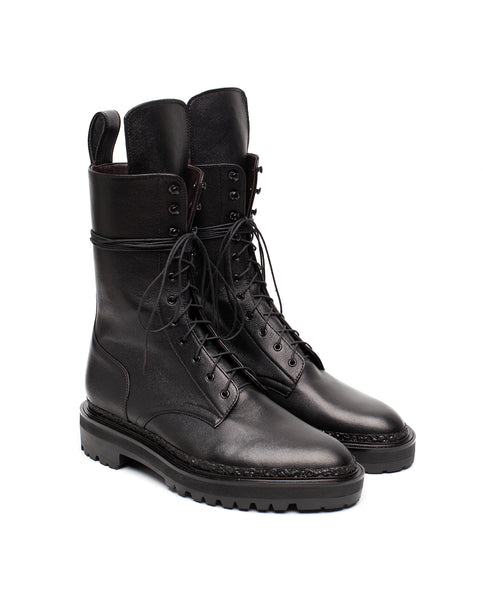 pointed toe combat boots