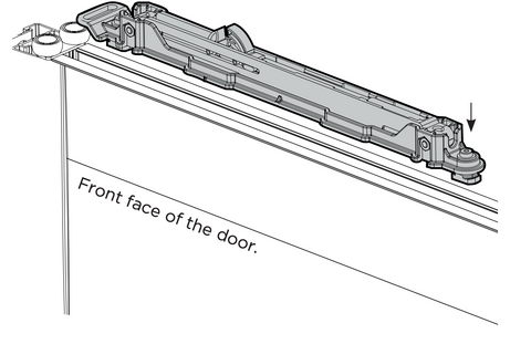 Step 2 - Installing Soft Close Hinges on Sliding Wardrobe Doors