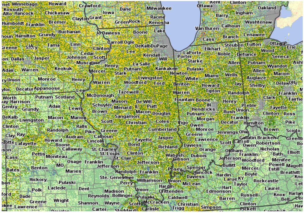 Illinois map