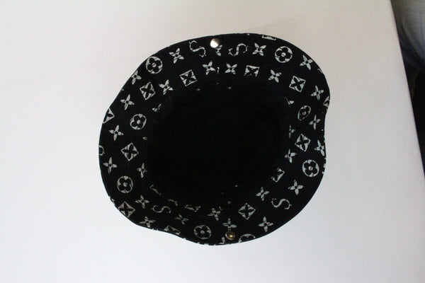 Supreme x LV Bucket Hat Black | SaruGeneral