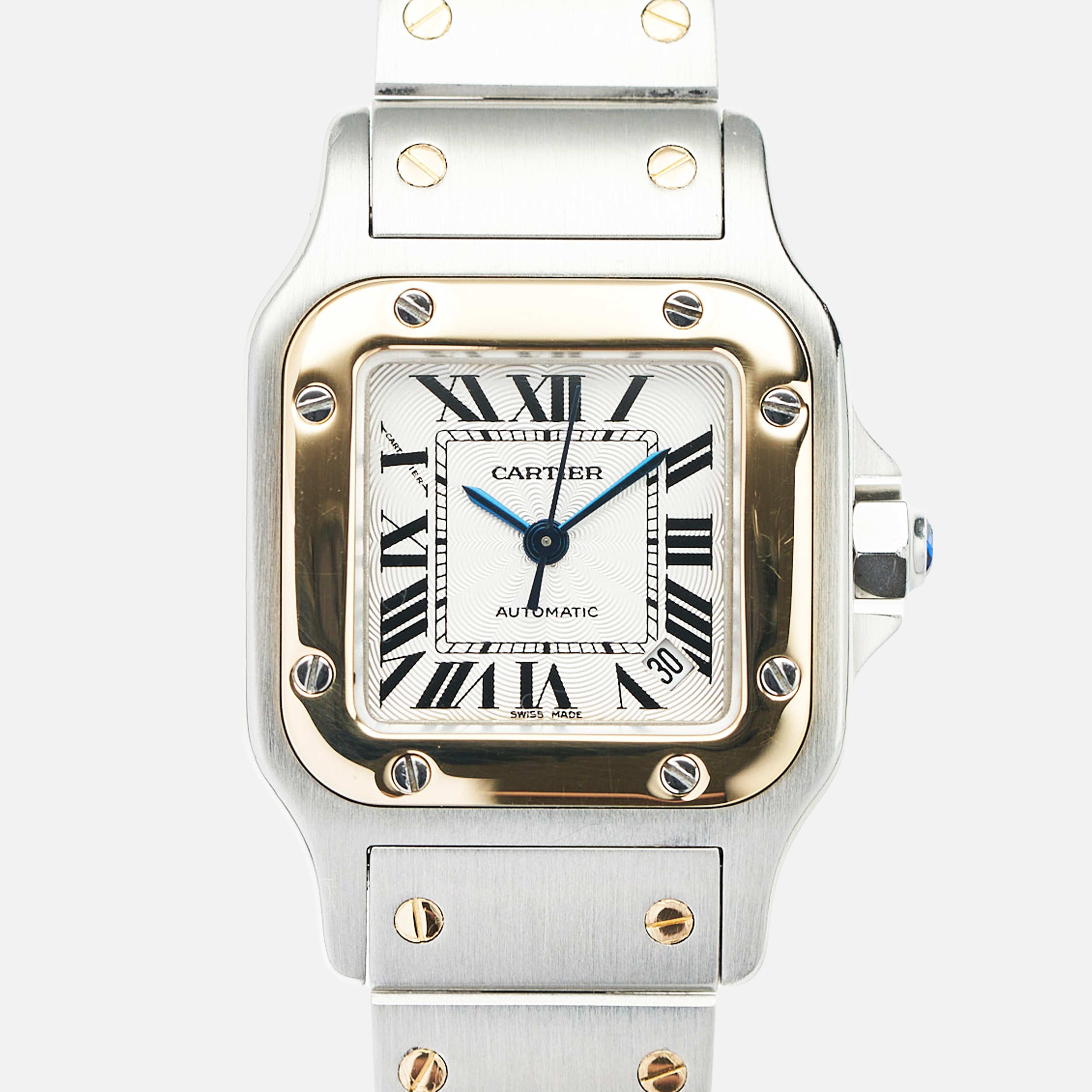 cartier santos bi metal