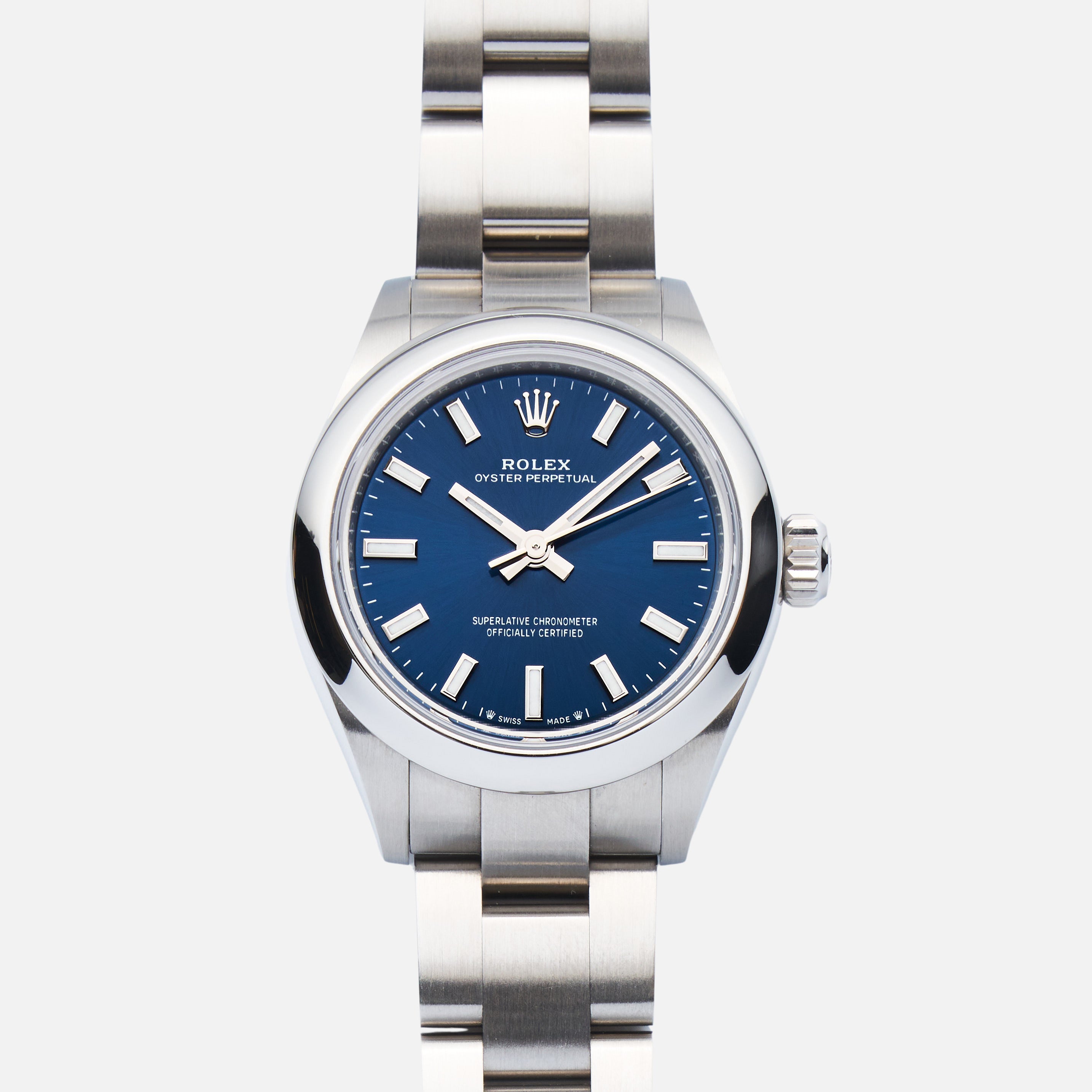 oyster perpetual 28 blue