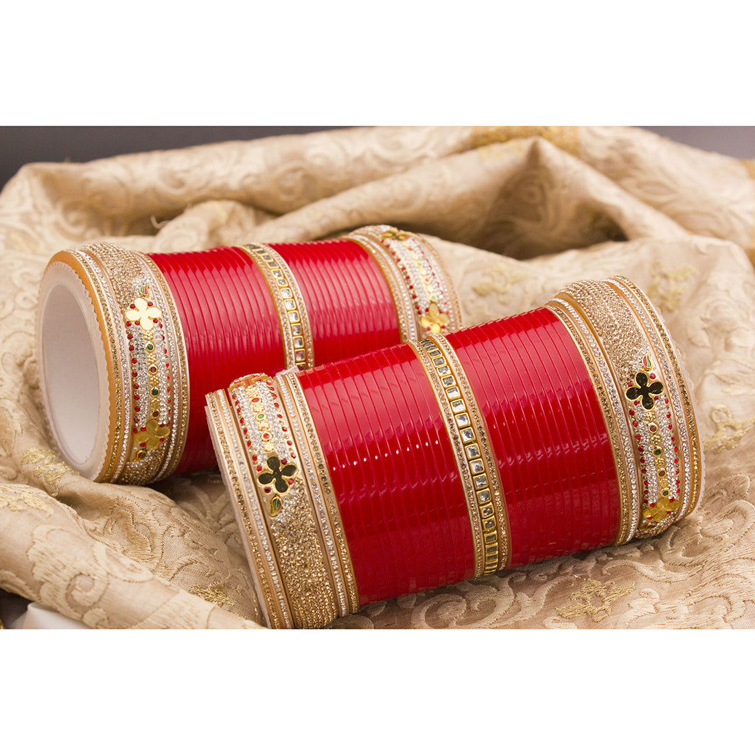Traditional Bridal Chura by Leshya – BANGLES BY LESHYA