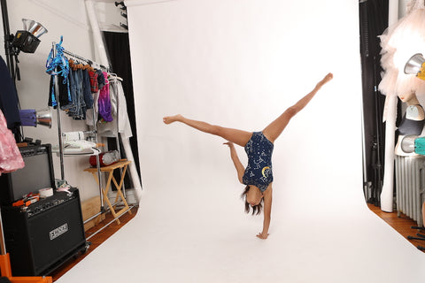 gymnastics leotards photoshoot 