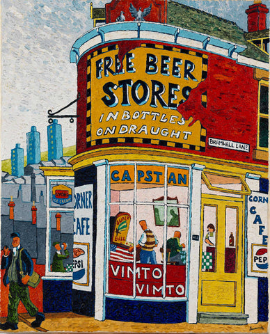 Beer Store on Bramall Lane Oil Painting