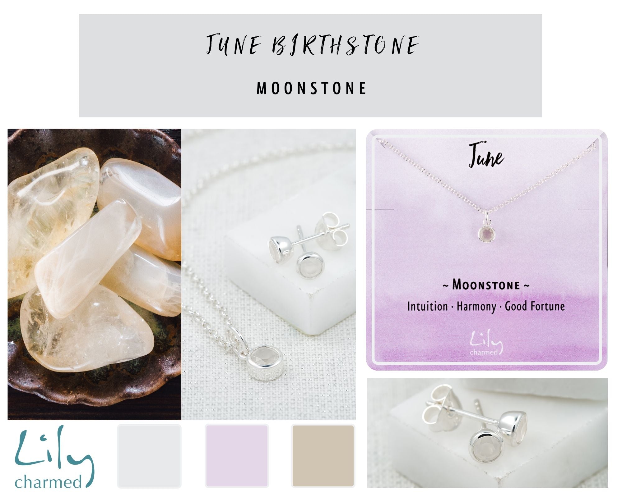 June Birthstone moonstone