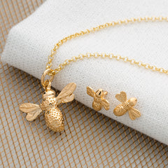Gold Bee Jewellery Set by Lily Charmed