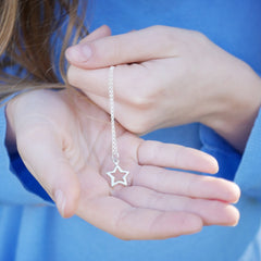 Open Star Necklace by Lily Charmed