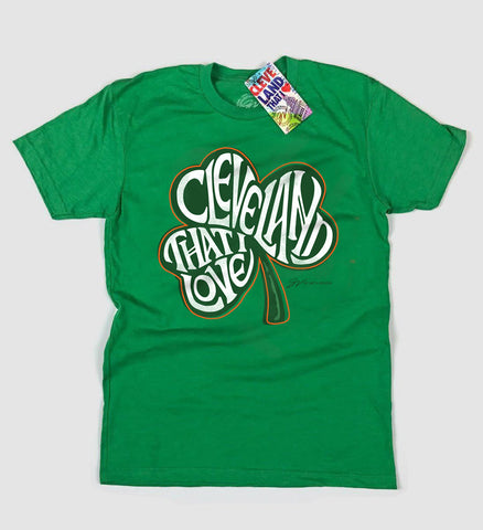 Cleveland That I Love Shamrock T Shirt