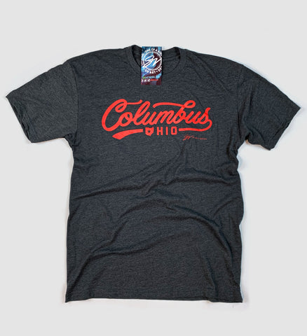 Columbus Script Icons T shirt