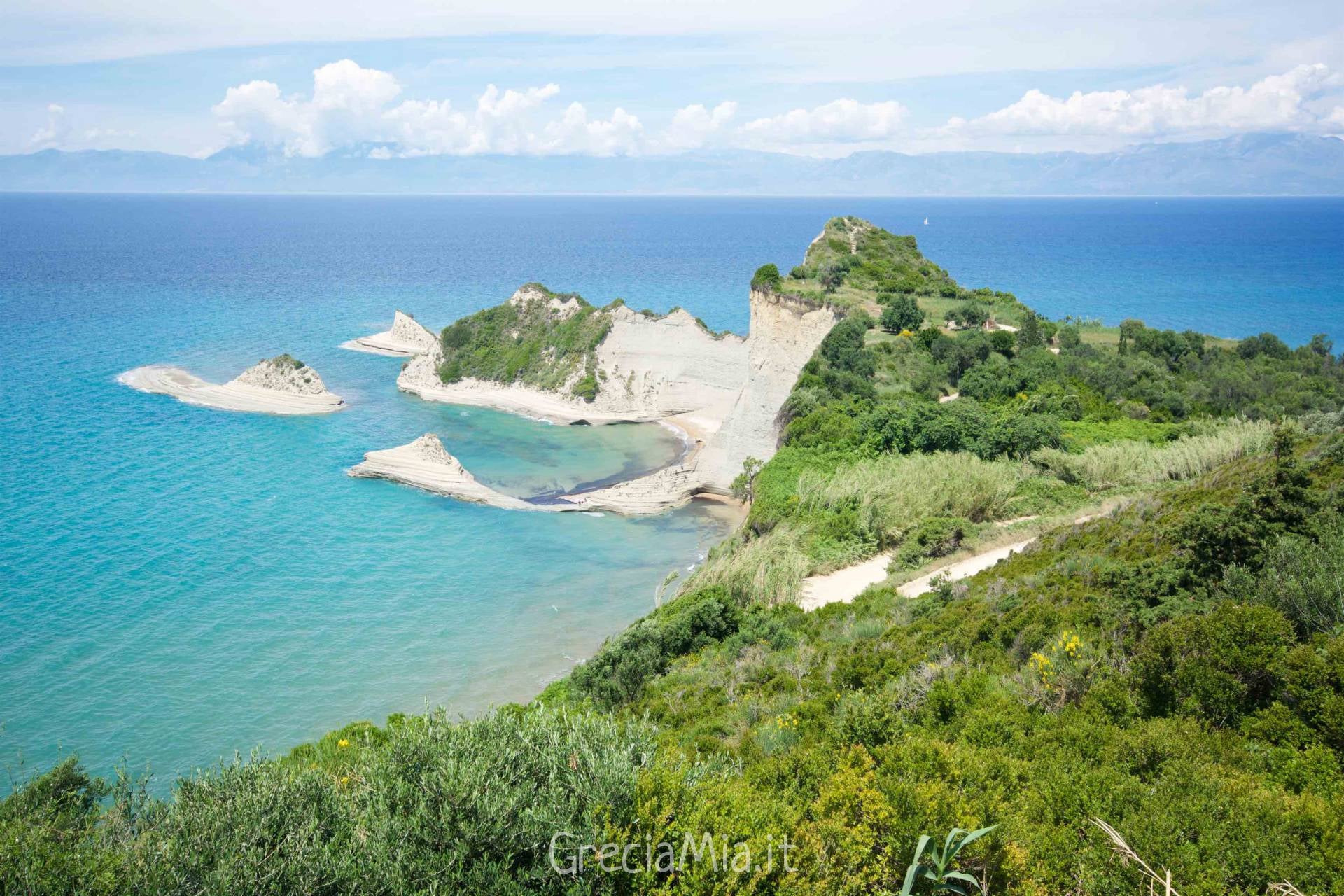 Corfù le spiagge