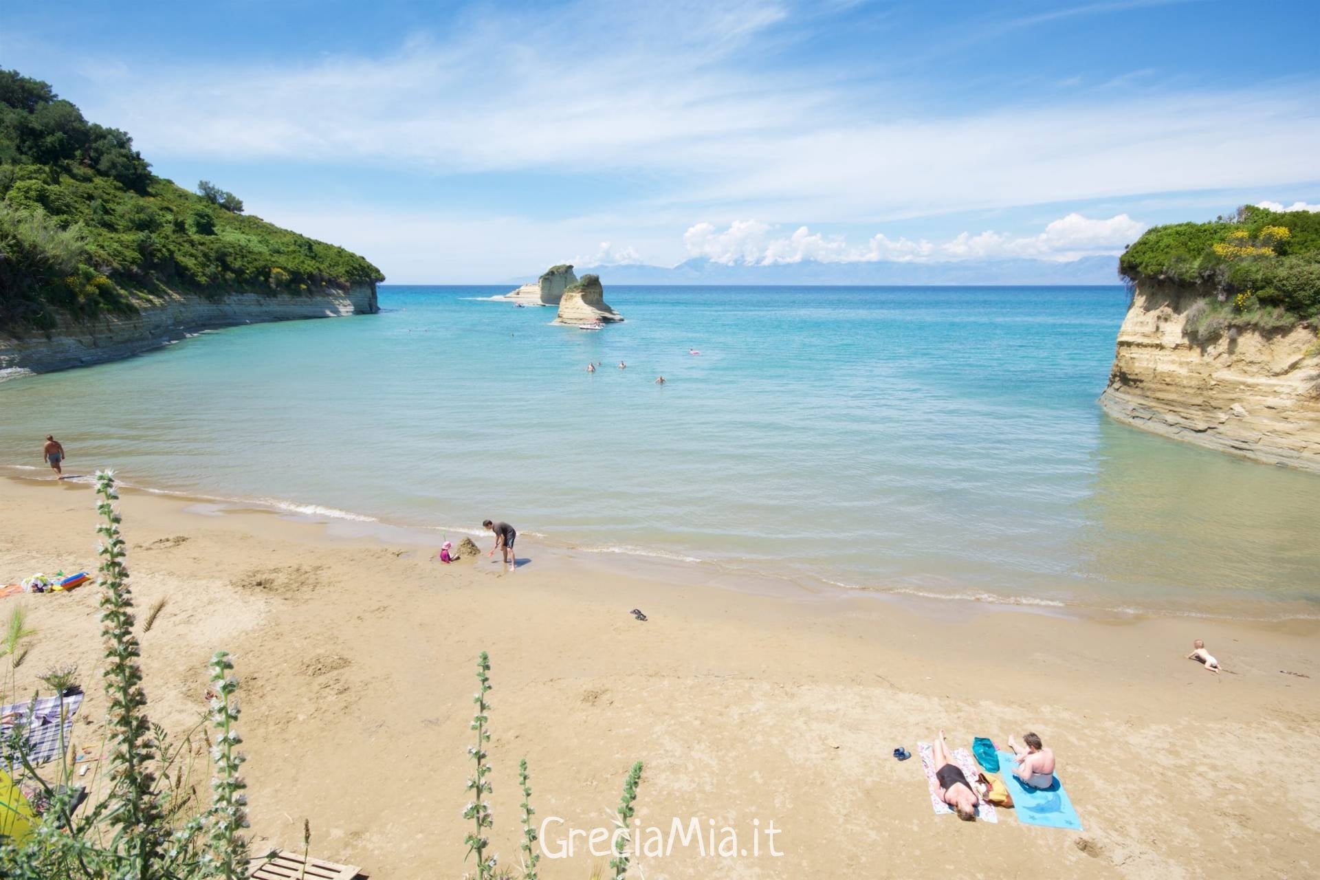 Corfù spiagge