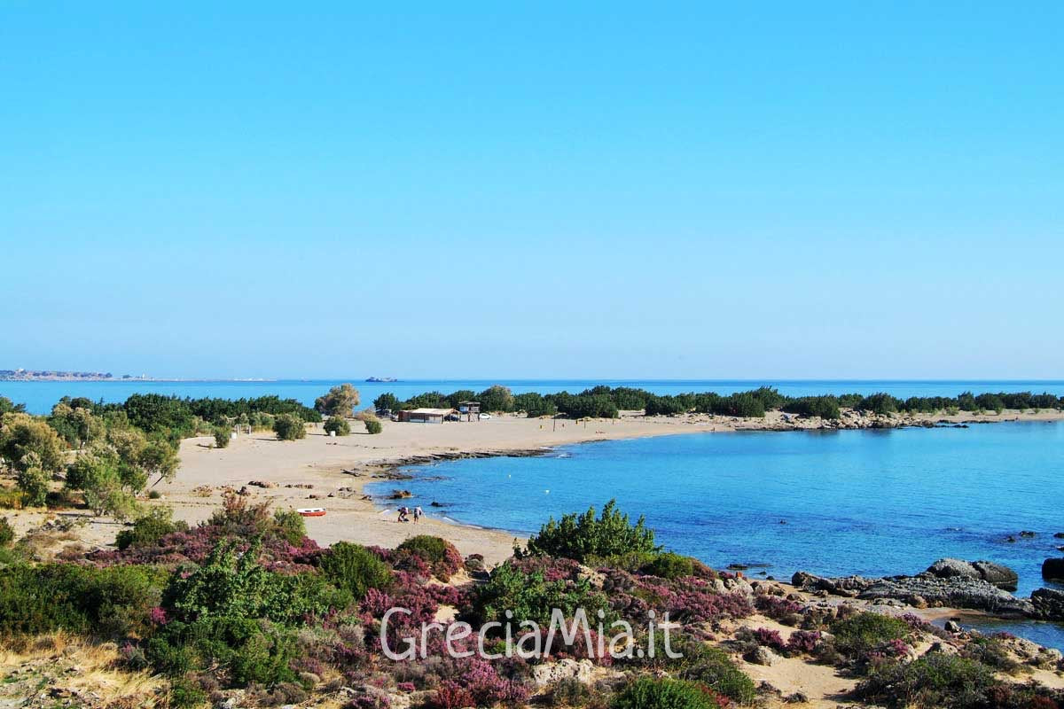 spiagge di sabbia a Paleochora Creta