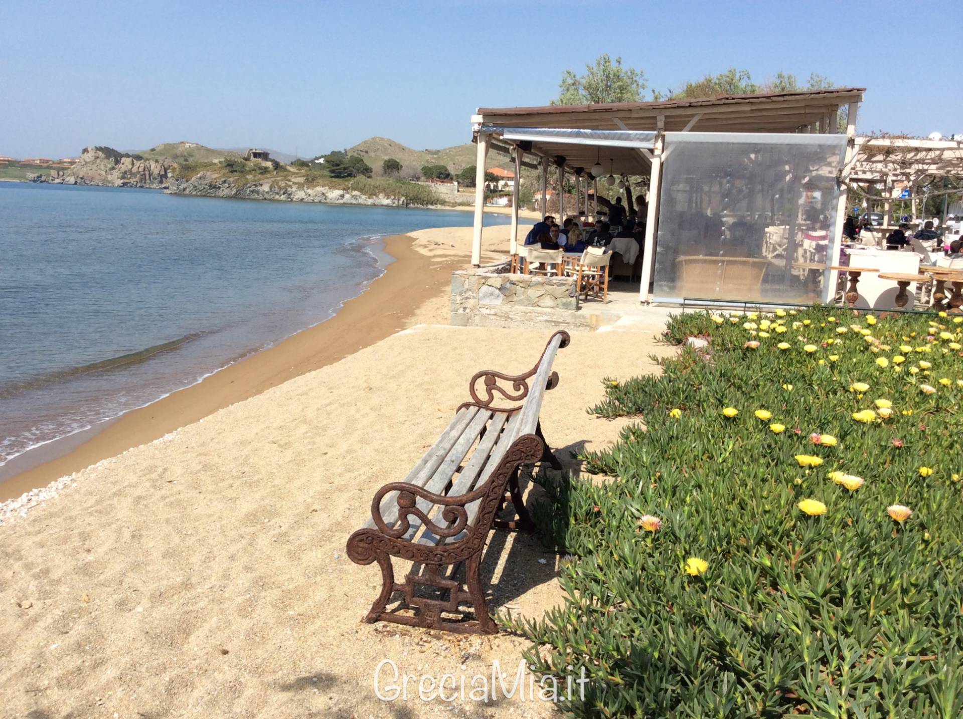 Limnos Grecia spiaggia Myrina
