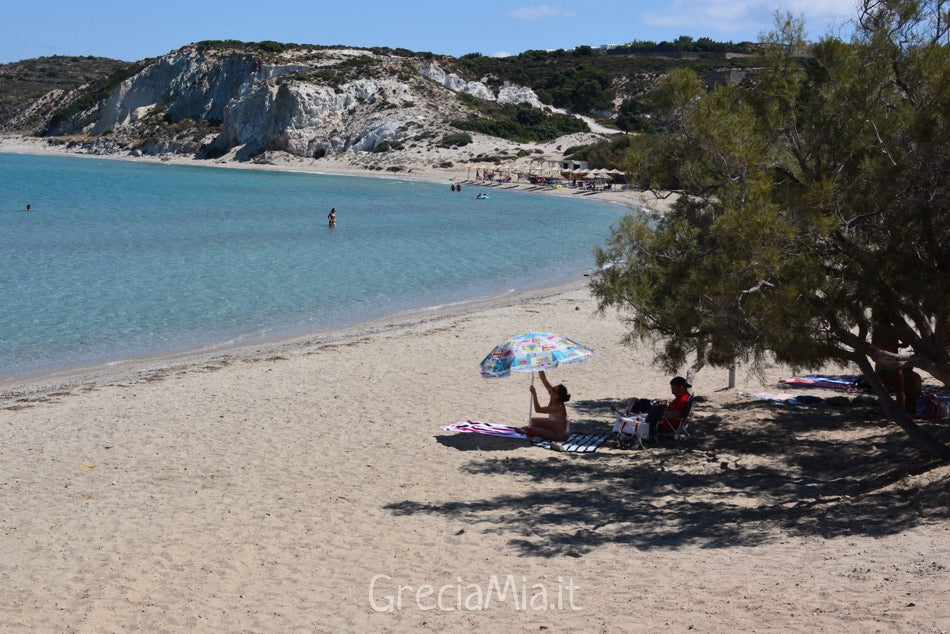 spiagge riparate dal vento a Milos