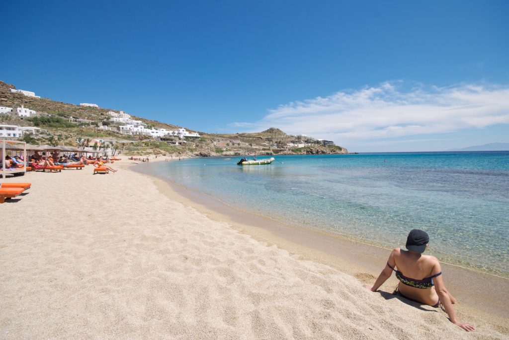 spiagge attrezzate Mykonos