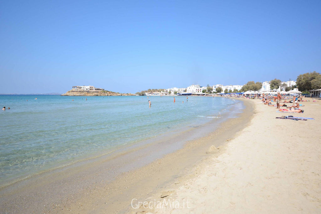 spiagge per bambini a Naxos