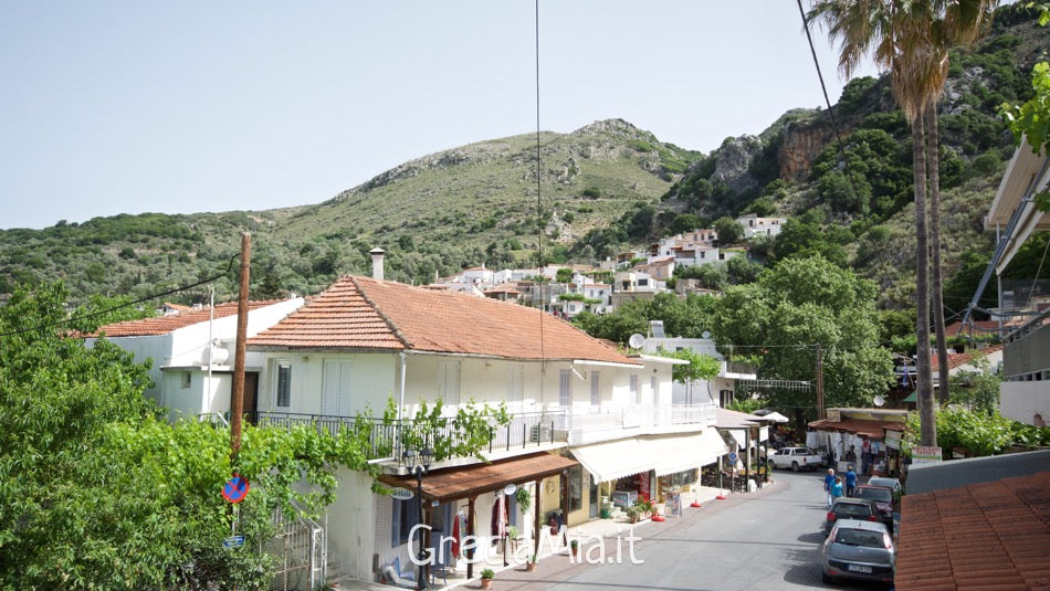 il villaggio di Spili a Creta
