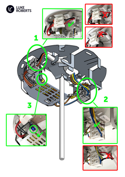 How to connect the ceiling mount - Tutorial