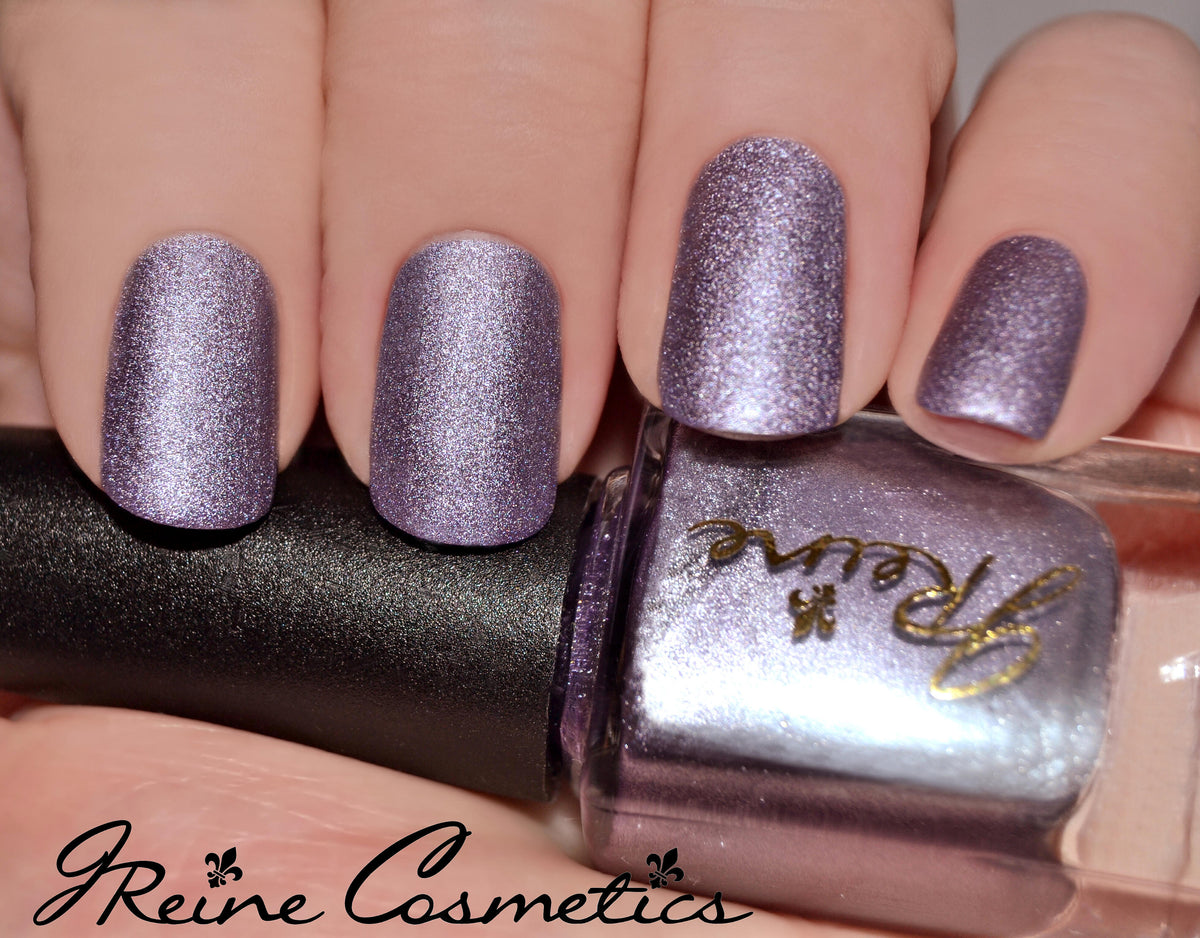 matte lavender nail polish