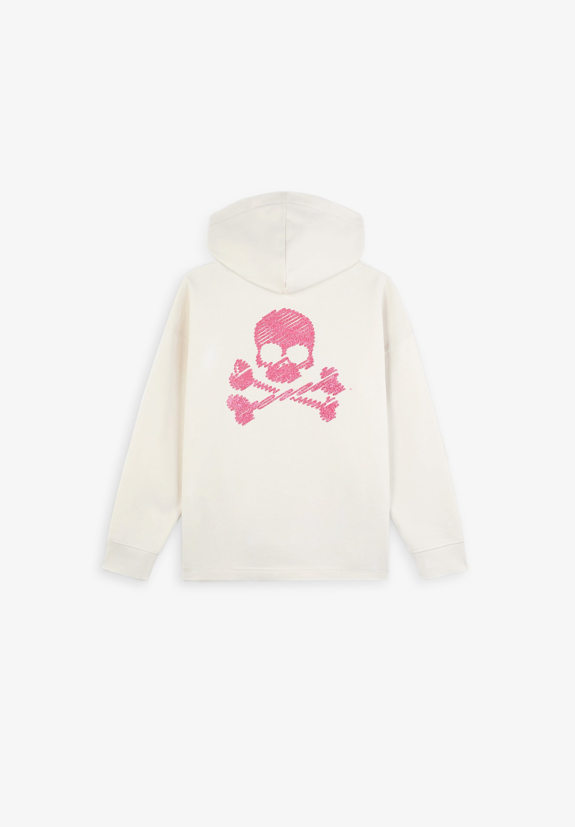 SUDADERA CAPUCHA CALAVERA GLITTER