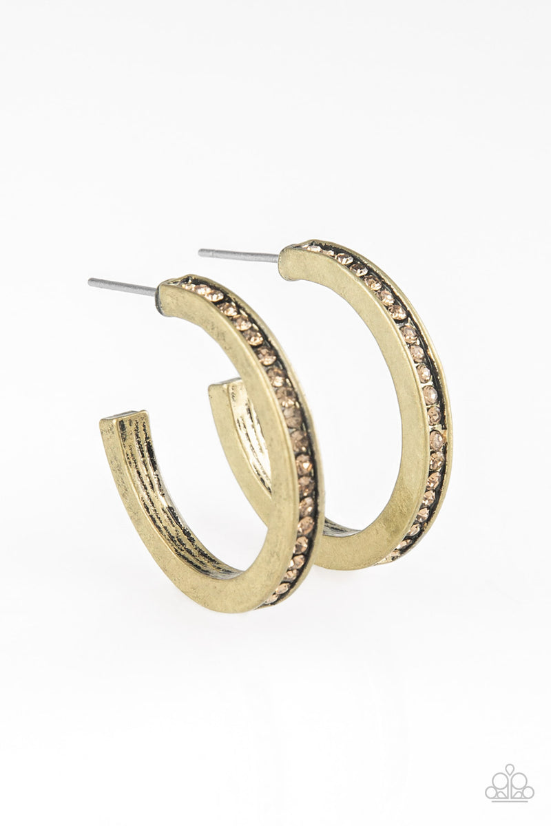 Haven - brass - earrings JewelryBlingThing