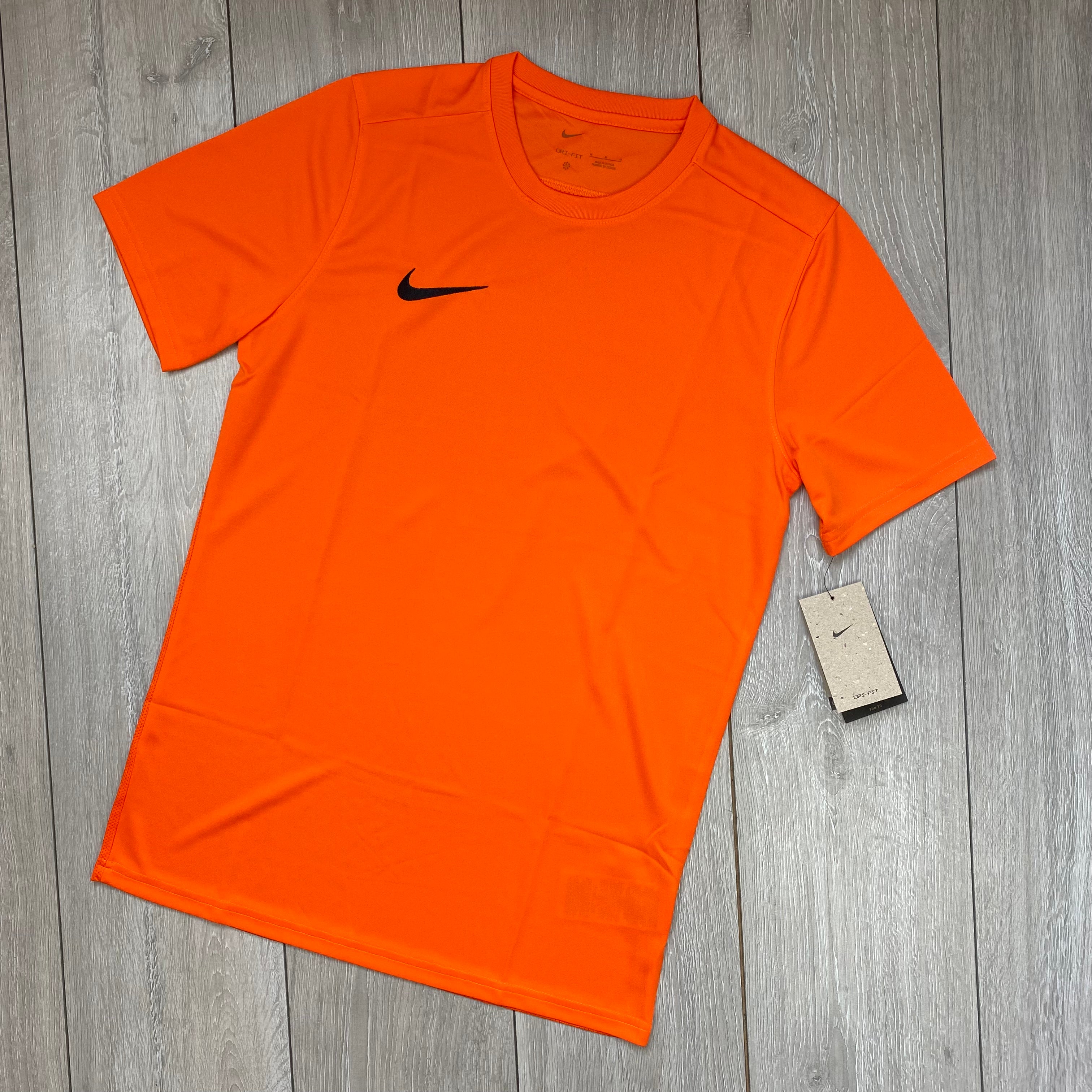 nike orange dri fit shirt