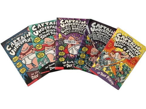 children's chapter books captain underpants cheap boxes