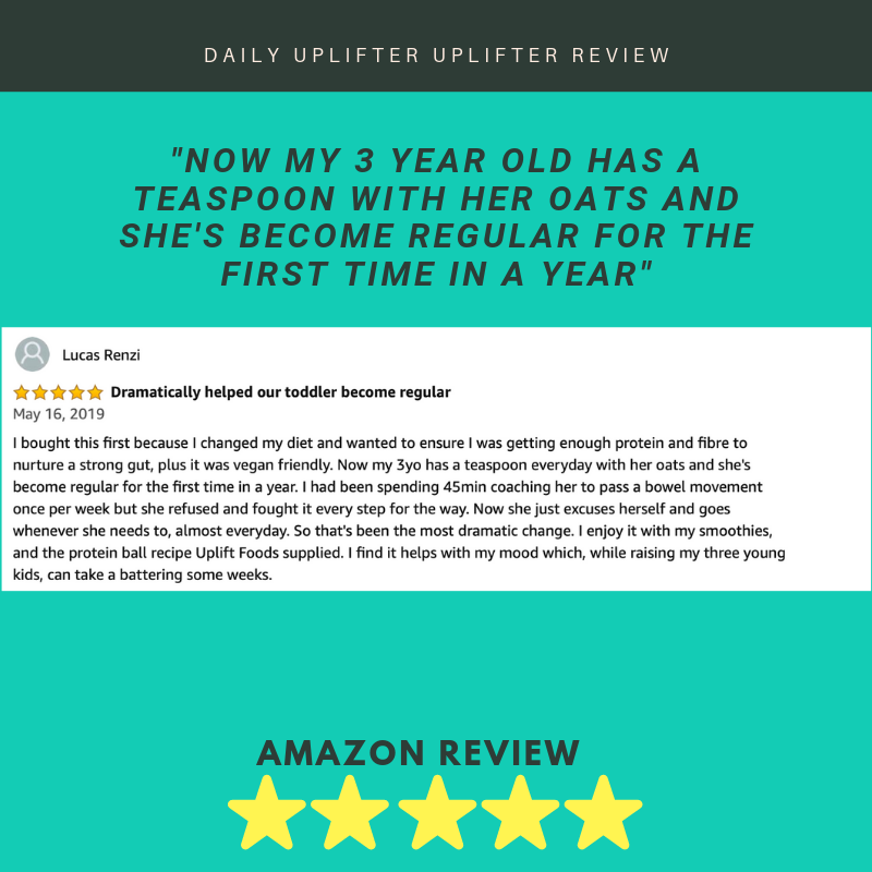 daily uplifter review customer prebiotic supplement uplift food