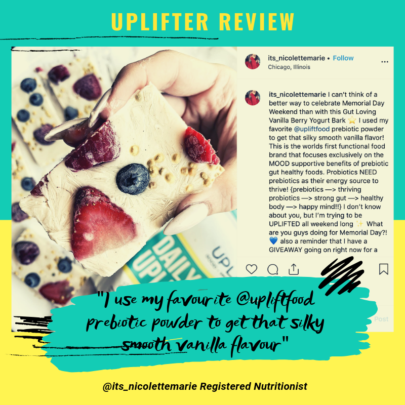 Uplift Food Daily Uplifter prebiotic psychobiotic powder review
