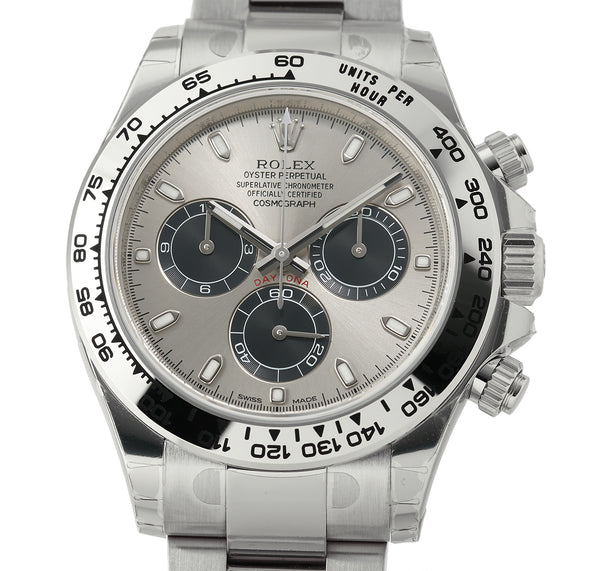 daytona 18k white gold