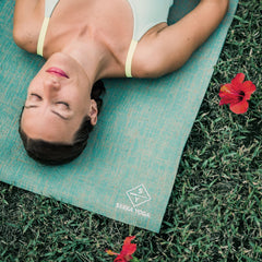 Seeka Yoga Organic Jute Yoga Mat - eco-friendly, non toxic, printed yoga mat
