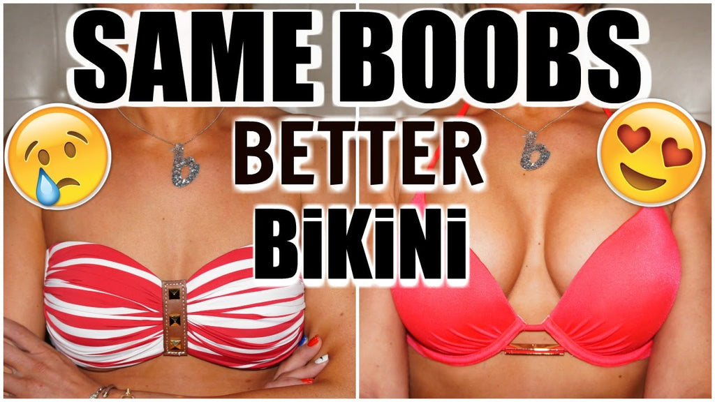 How to make your boobs look bigger in a bikini