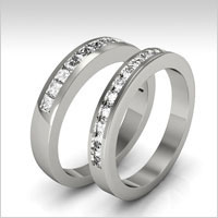 14k white gold  diamond