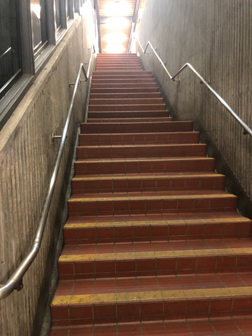 AWBM So. Hayward BART station stairs