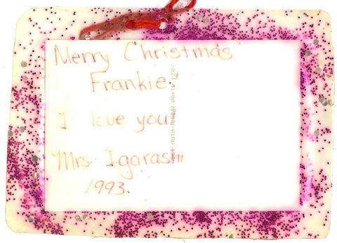 Christmas Card from Ms. Igarashi 1993 back