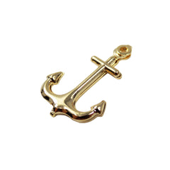 anchor pendant gold