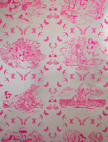 Sassy Toile by Flavor Paper