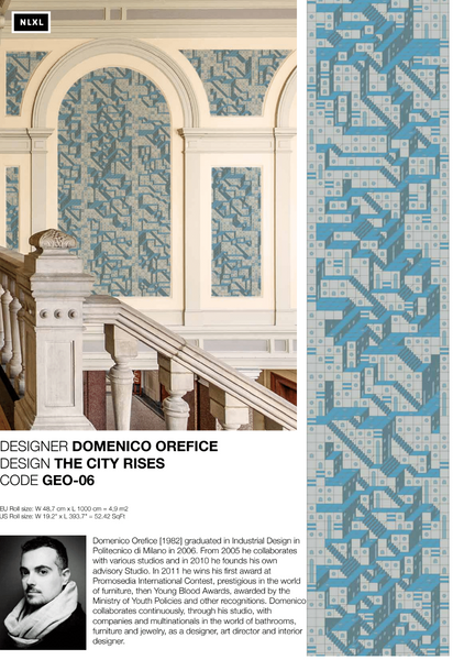 Domenico Orefice [1982] graduated in Industrial Design in Politecnico di Milano in 2006. From 2005 he collaborates with various studios and in 2010 he founds his own advisory Studio. In 2011 he wins his first award at Promosedia International Contest, prestigious in the world of furniture, then Young Blood Awards, awarded by the Ministry of Youth Policies and other recognitions. Domenico collaborates continuously, through his studio, with companies and multinationals in the world of bathrooms, furniture and jewelry, as a designer, art director and interior designer.